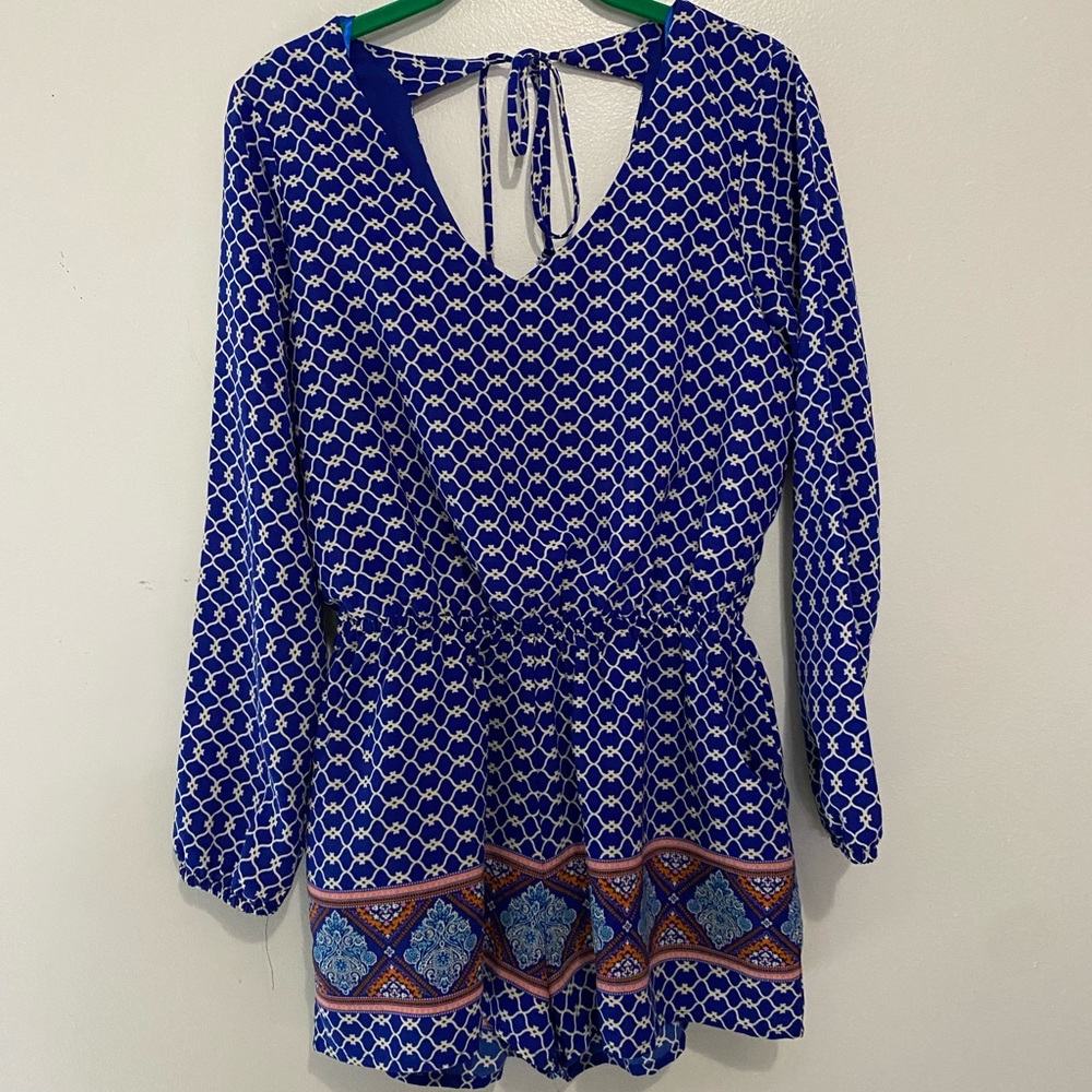 Blue romper